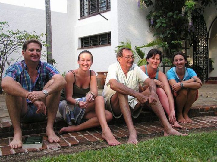 Jonathan's clan; Nigel, Mouse (Mary), Julia and Tanya.